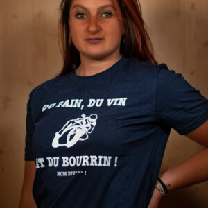 T-shirt unisexe BIO DTG "Du pain, du vin"