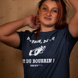 T-shirt unisexe BIO DTG "Du pain, du vin"